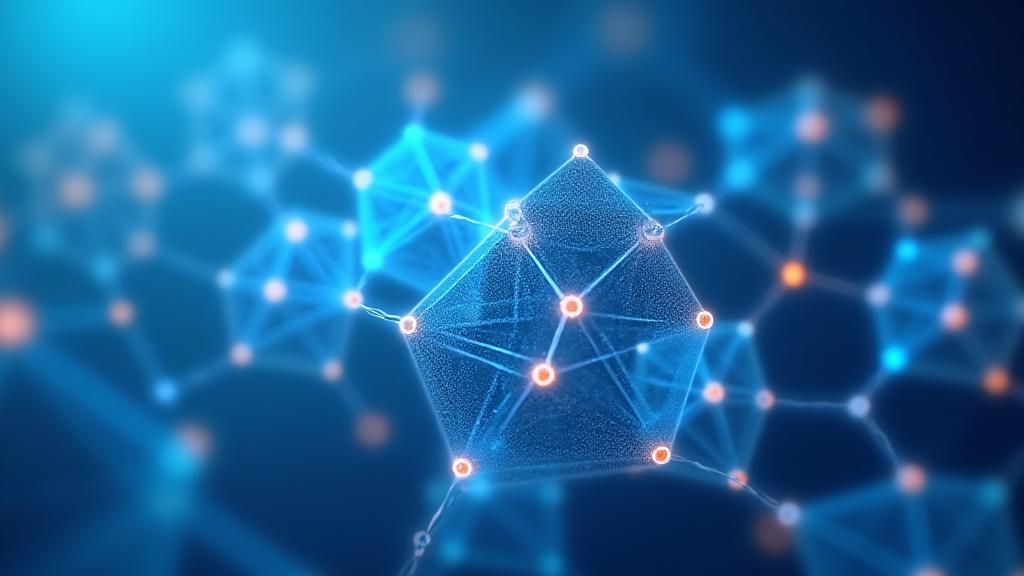 Abstract depiction of interconnected gears or a network representing regulatory compliance and interconnected healthcare standards